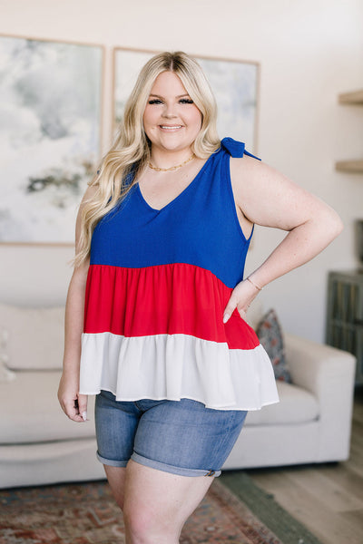 American Color Block Tank