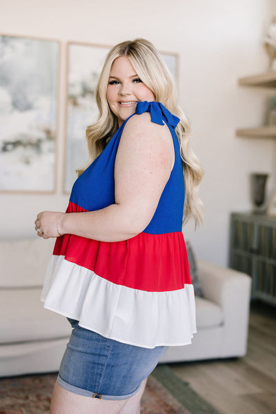 American Color Block Tank