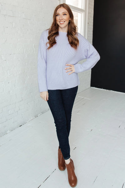 La-La Lux Sweater in Lavender