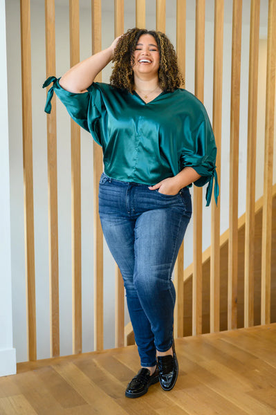 Judy Blue Loraine Pin Tack Skinny Jeans