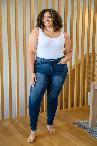 Judy Blue Loraine Pin Tack Skinny Jeans