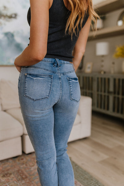 Judy Blue Raw Hem Cooling Denim