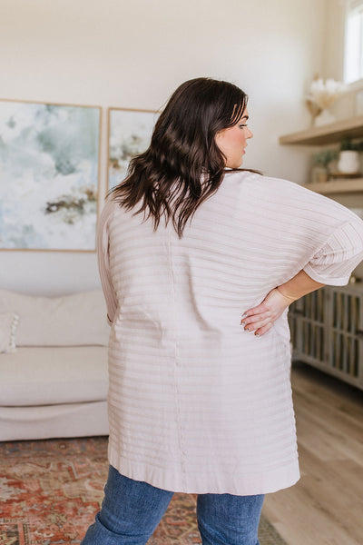 Cream Slouchy Summer Cardigan