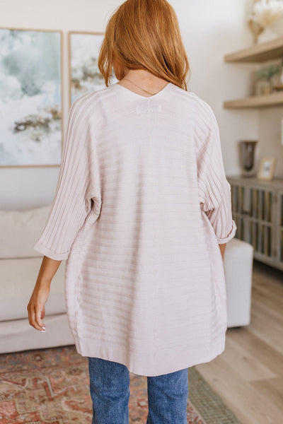 Cream Slouchy Summer Cardigan