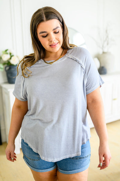 Grey Mineral Wash T-Shirt