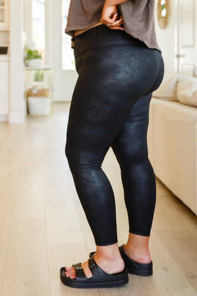 Foil High Waisted Leggings