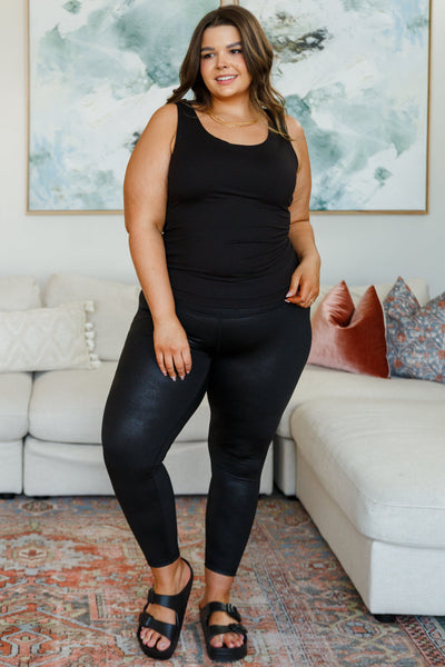 Foil High Waisted Leggings