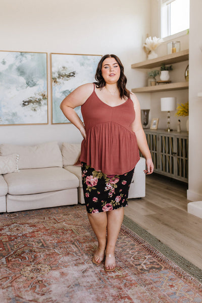 Floral Pencil Skirt