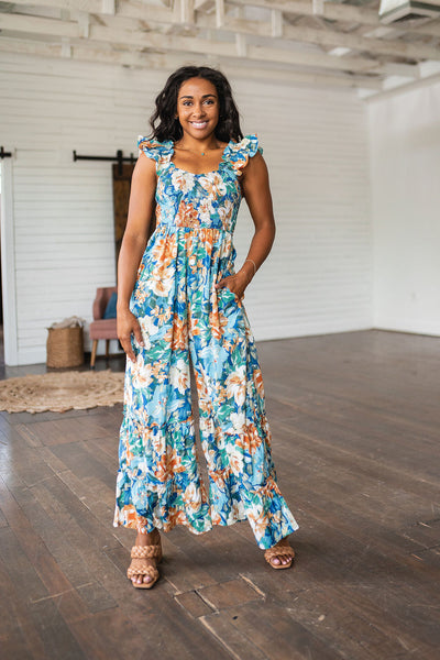 Tropical Floral Jumpsuit