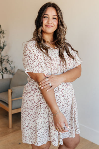 Dolman Sleeve Dress in Oatmeal