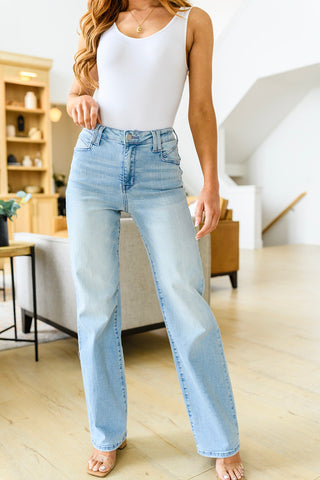 Judy Blue High Rise Wide Leg Jeans