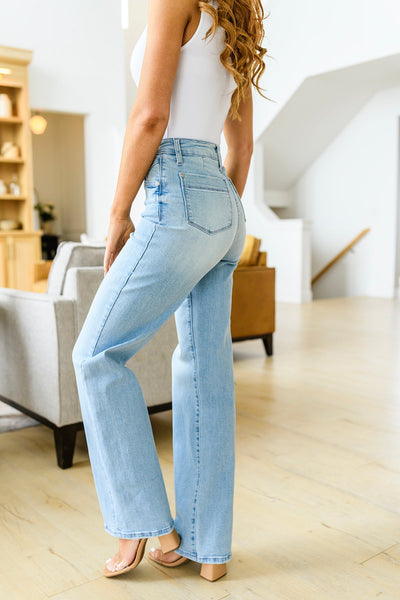 Judy Blue High Rise Wide Leg Jeans