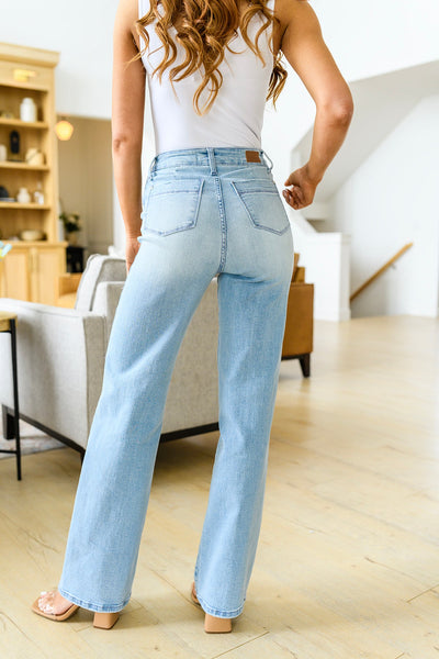 Judy Blue High Rise Wide Leg Jeans