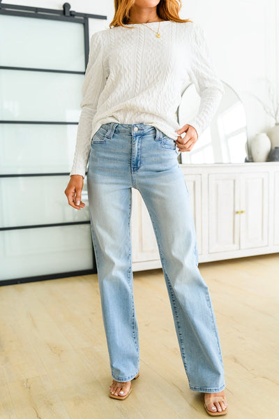 Judy Blue High Rise Wide Leg Jeans