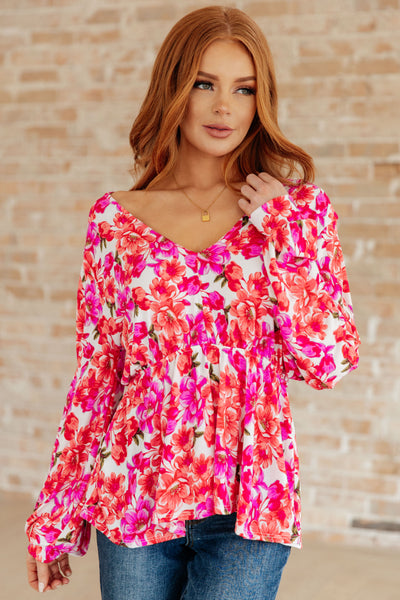 Floral Peplum