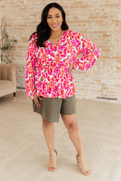 Floral Peplum