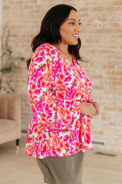 Floral Peplum