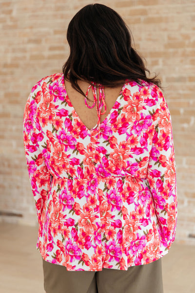 Floral Peplum