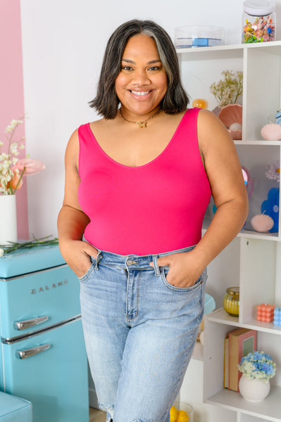 Seamless Bodysuit in Pink