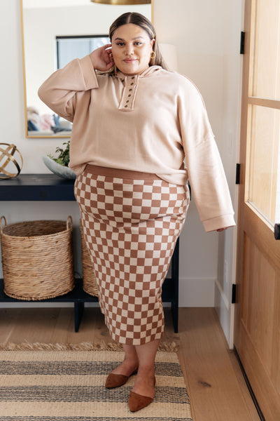 Checkered Midi Skirt/Dress