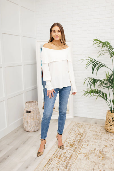 Top Tier Sweater in Ivory