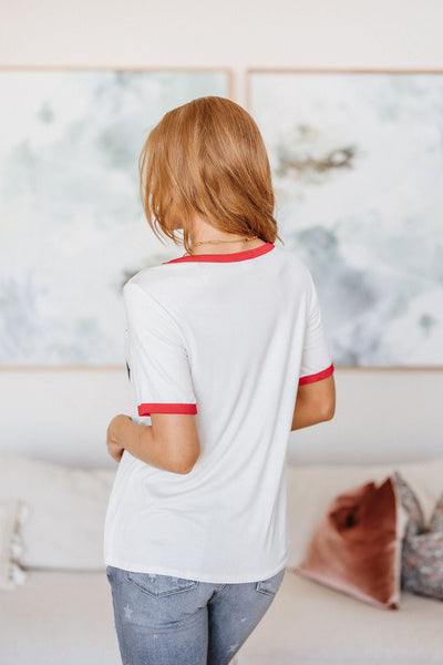 USA Ringer Tee