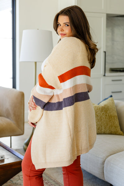 Story Striped Cardigan