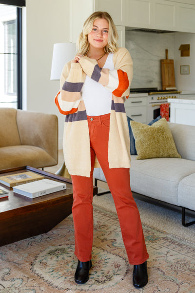 Story Striped Cardigan
