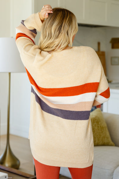 Story Striped Cardigan