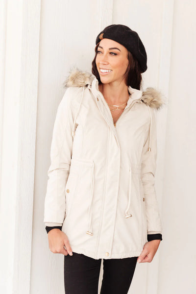 Winter Warm Coat in Beige