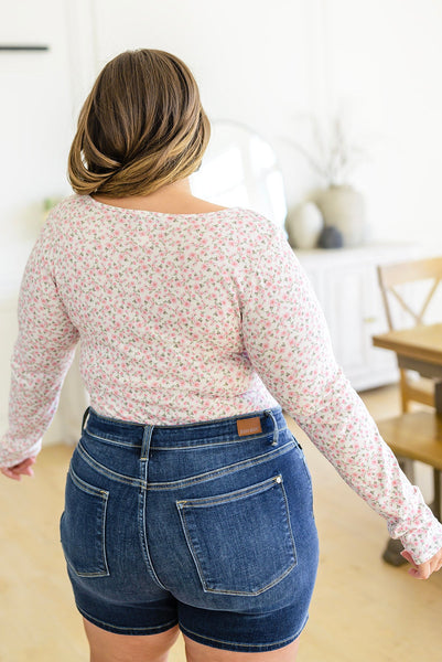 Floral Henley Bodysuit